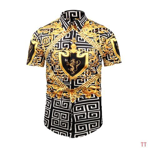 fake versace button up shirts|big and tall versace shirts.